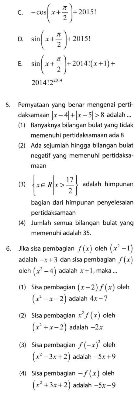 SIMAK UI Matematika Soal Kemampuan IPA SIMAK UI 2015, Soal & Pembahasannya