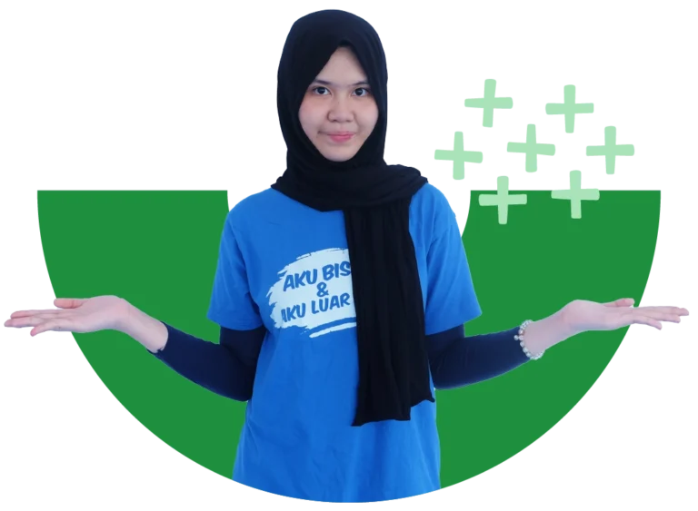 siswa latis supercamp menjelaskan fasilitas program