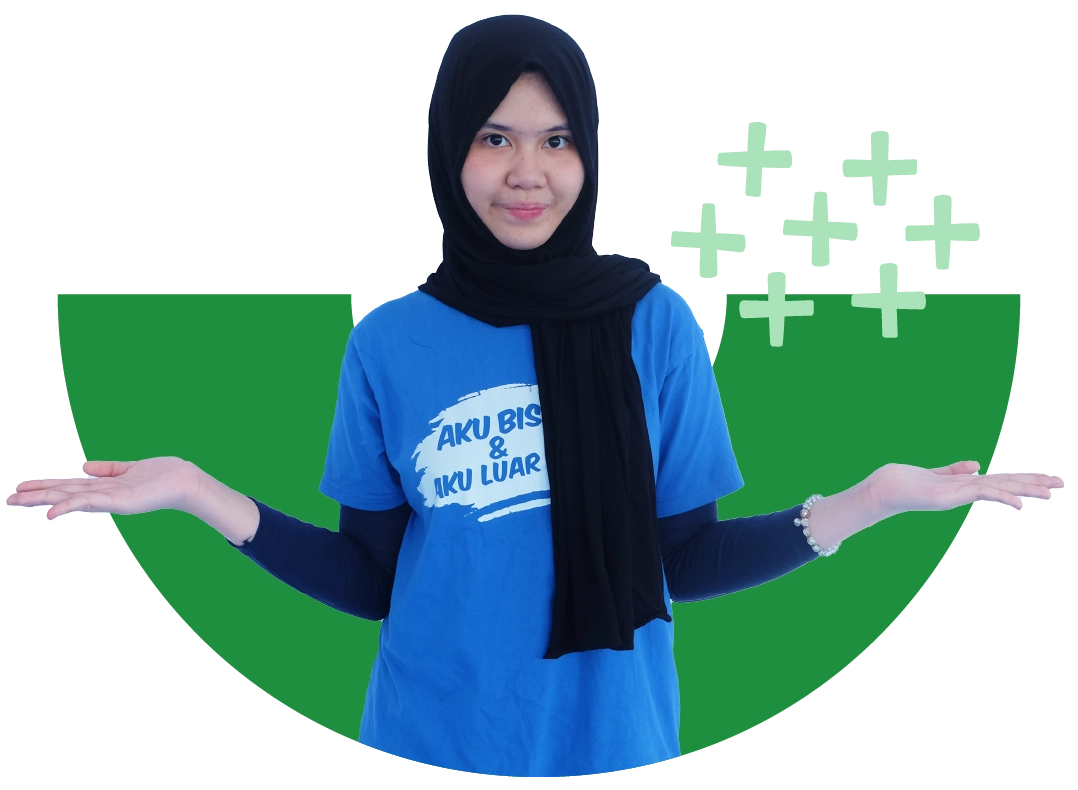 siswa latis supercamp menjelaskan fasilitas program