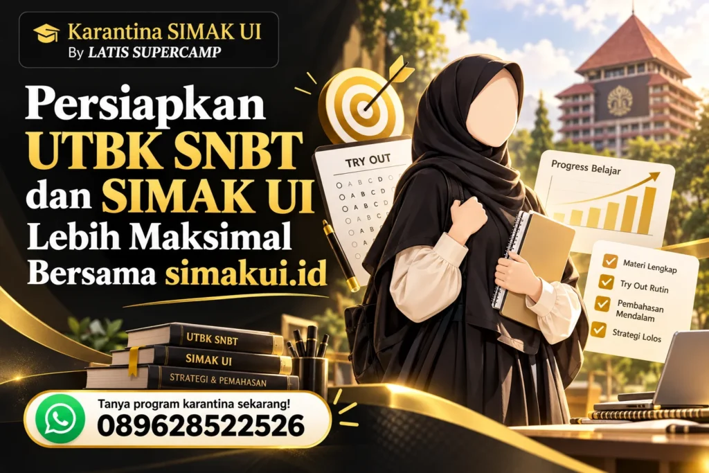 Persiapkan UTBK SNBT dan SIMAK UI Lebih Maksimal Bersama simakui.id