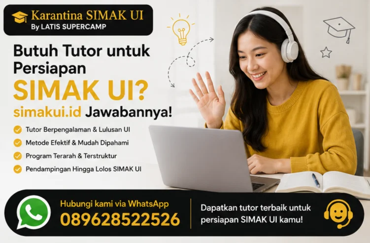 Butuh Tutor untuk Persiapan SIMAK UI? simakui.id Jawabannya!