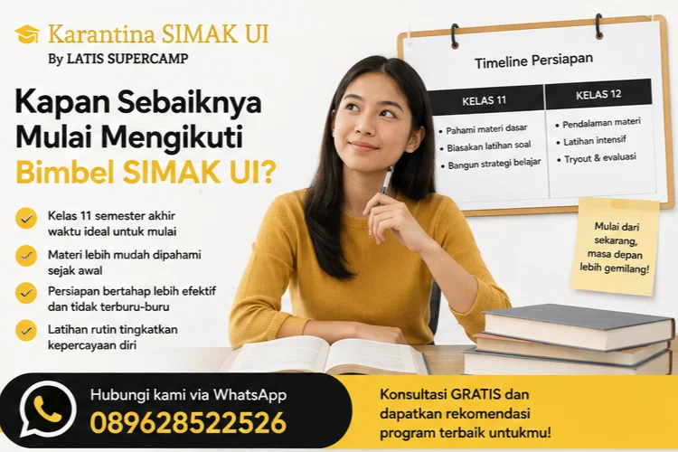 Kapan Sebaiknya Mulai Mengikuti Bimbel SIMAK UI?