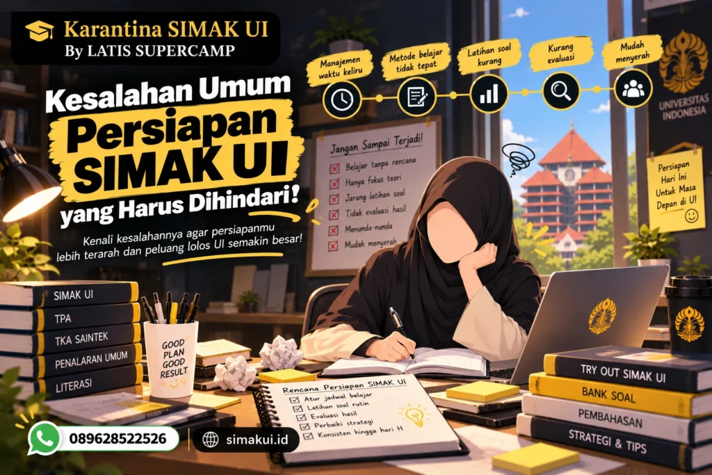 Kesalahan Persiapan SIMAK UI yang Perlu Dihindari