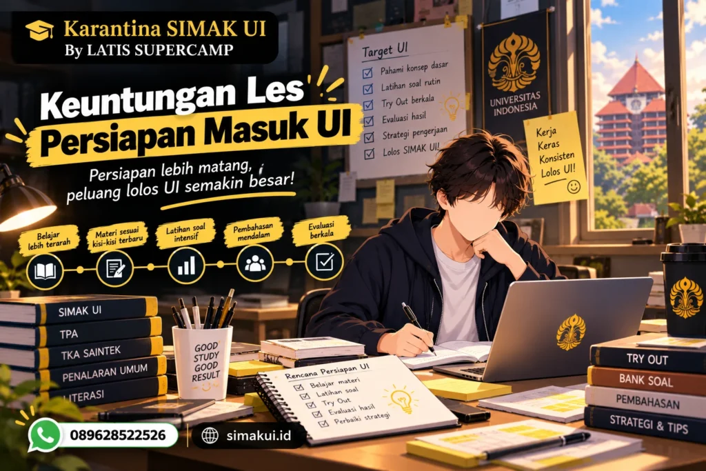 Keuntungan Mengikuti Les untuk Persiapan Masuk UI