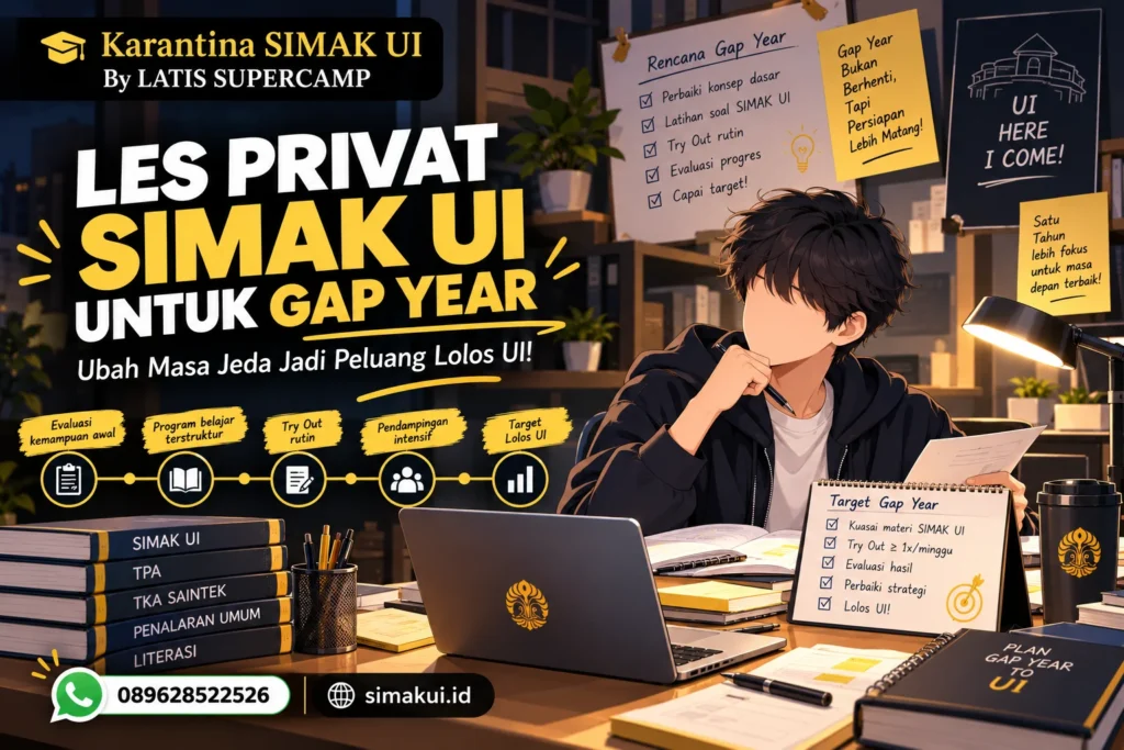Strategi Les Privat SIMAK UI untuk Gap Year