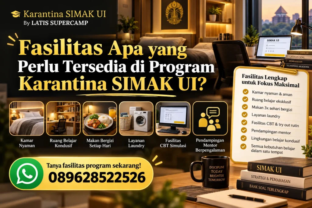 Fasilitas Apa yang Perlu Tersedia di Program Karantina SIMAK UI?