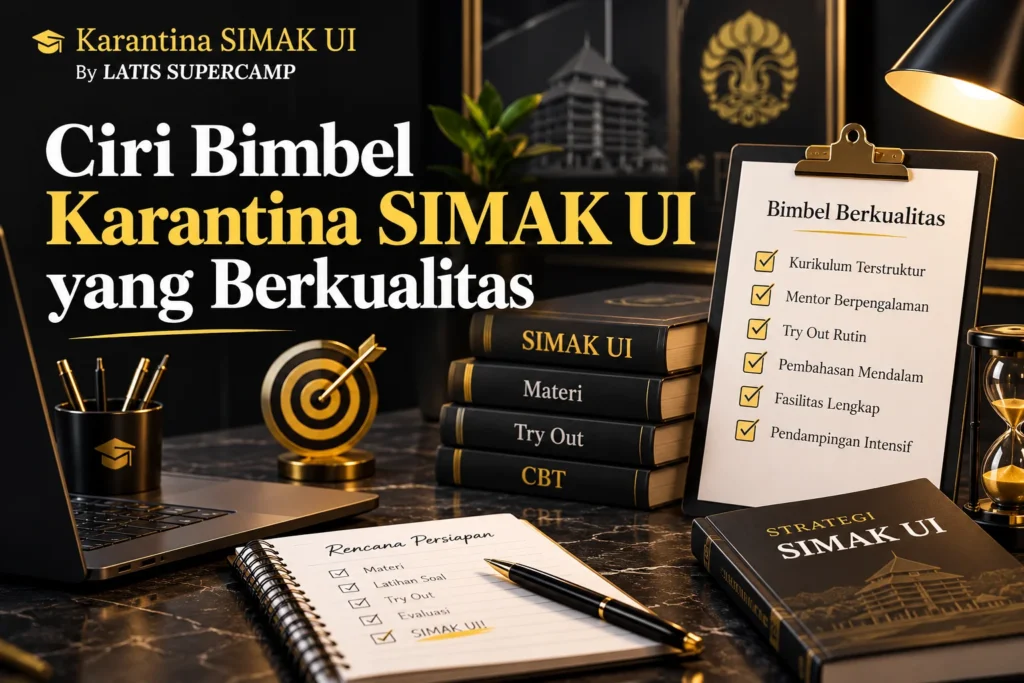 Ciri Bimbel Karantina SIMAK UI yang Berkualitas