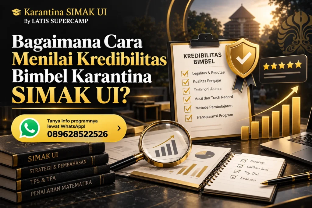 Bagaimana Cara Menilai Kredibilitas Bimbel Karantina SIMAK UI?
