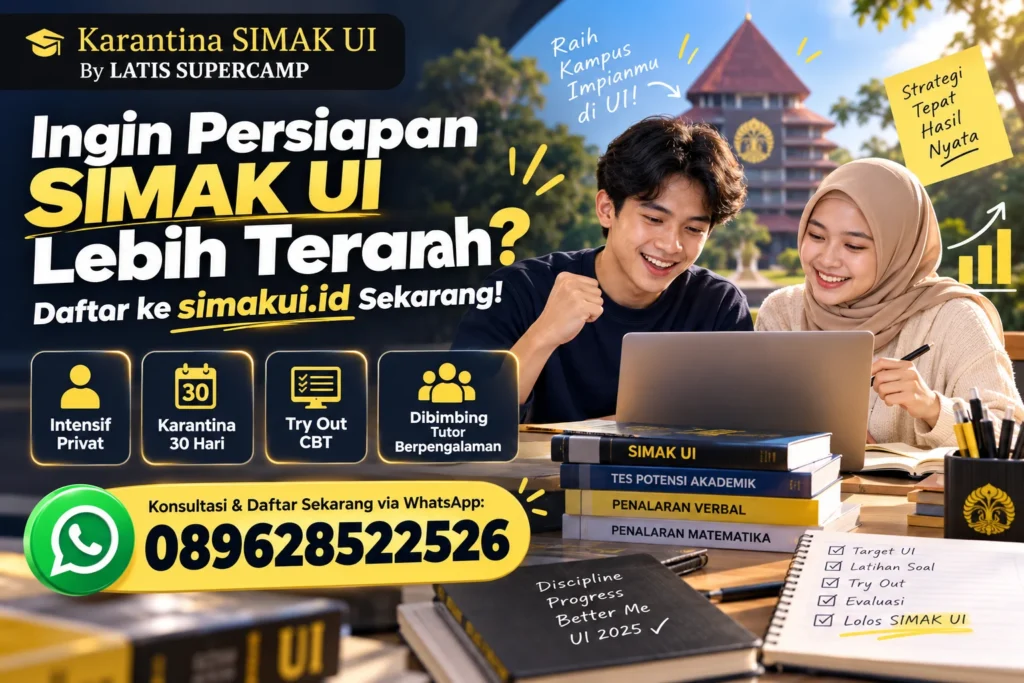 Ingin Persiapan SIMAK UI Lebih Terarah? Daftar ke simakui.id Sekarang!