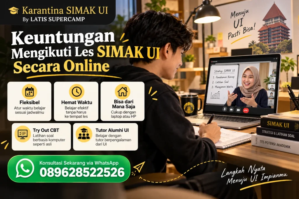 Apa Keuntungan Mengikuti Les SIMAK UI Secara Online?